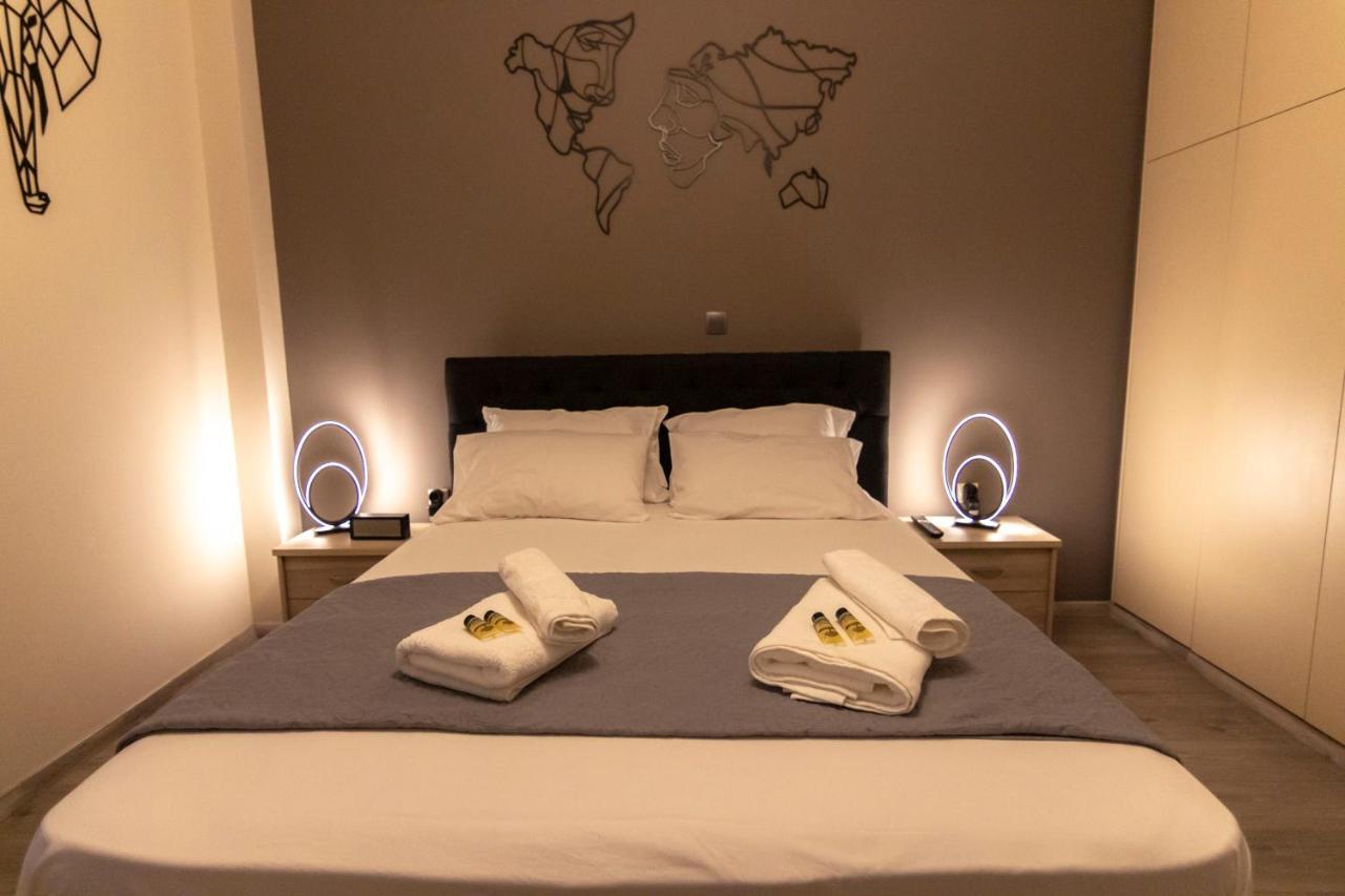 Luxury Apartment 10' From The Center! أثينا المظهر الخارجي الصورة